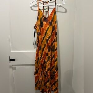 Saturday Sunday by Anthropologie Halter Multicolor Maxi Dress